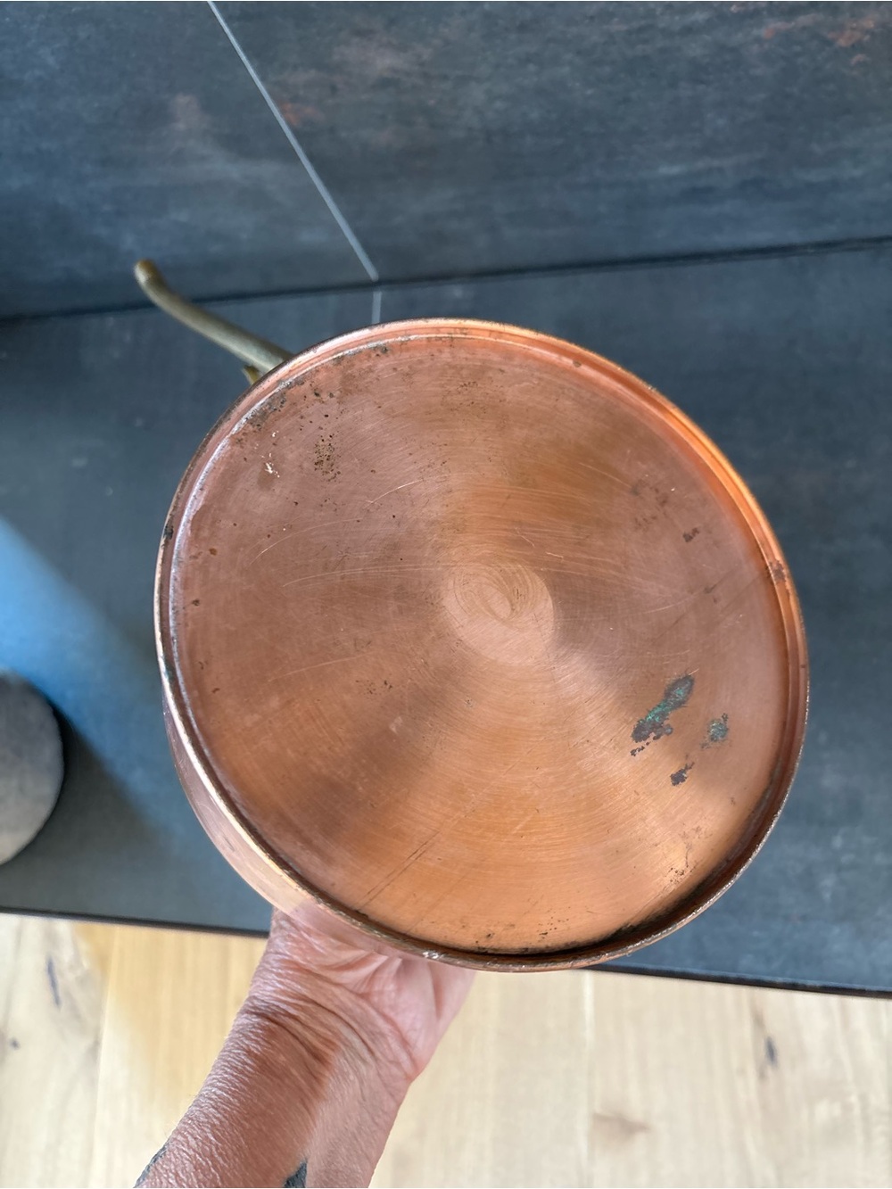 Vintage Copper & Brass Watering Can, Curated Home, Indoor Plants/Succulents - Picture 3 of 15